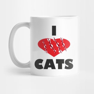 I Love Cats Mug